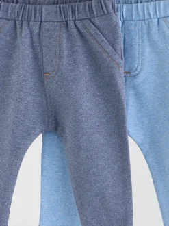 Next Bleu - Paquet de jambières pour bébé 2 (0mois-2ans) Hot