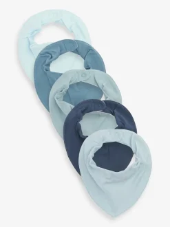 Next Bleu - 5{Paquet Dribble Bébé 100% Coton BIBS New