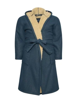 BadRhino Big & Tall Bleu - Peignoir gaufré en peau de mouton Clearance