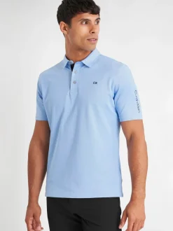 Calvin Klein Golf - Polo Uni Bleu New