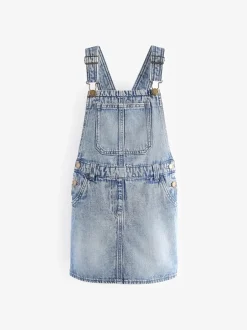 Next Bleu - Robe à pinces en denim (3-16ans) Clearance