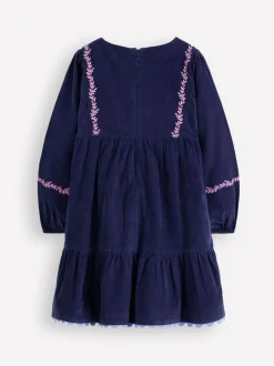 Boden Bleu - Robe Clover Blouson en velours côtelé