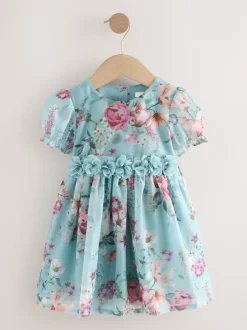 Next Bleu - Robe corsage à fleurs (3mois-8ans) Clearance