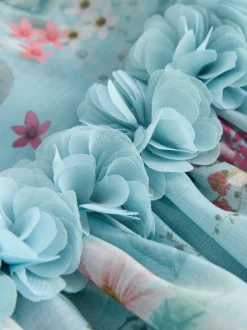 Next Bleu - Robe corsage à fleurs (3mois-8ans) Clearance