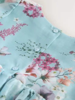 Next Bleu - Robe corsage à fleurs (3mois-8ans) Clearance