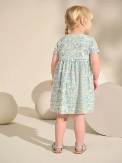 Next - Robe en jersey côtelé (3mths-7yrs) Bleu New