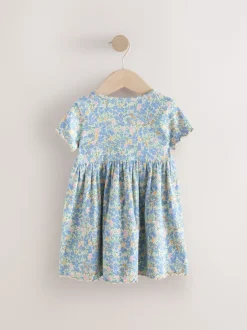 Next - Robe en jersey côtelé (3mths-7yrs) Bleu New