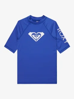 Roxy Bleu - Girls Wholehearted à logo à manches courtes Sale
