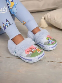 Next Bleu - Sabots chaussons doublés Bluey Cosy Hot