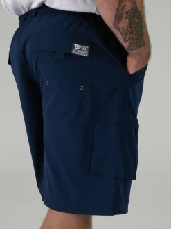 D555 Bleu - Short cargo NICK avec poches en forme Best