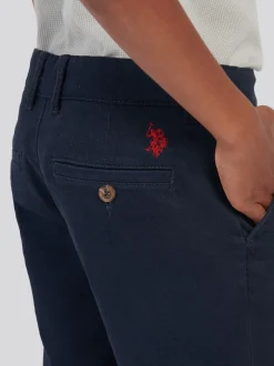 U.S. Polo Assn - Short chino classique US Polo Assn Bleu Hot