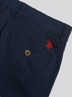 U.S. Polo Assn - Short chino classique US Polo Assn Bleu Hot