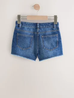 Next Bleu - Short en jean à bords effilochés (3-16ans) Hot