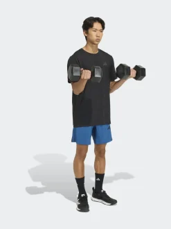 adidas Bleu - Short tissé Workout Essentials Base Hot