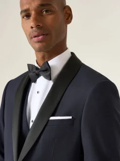 Skopes Bleu - Tailored Fit Newman Check Costume : Veste Clearance