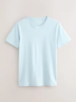 Next Bleu - Slim Fit (Slim Fit) - T-shirts de superposition en coton 100 %, lot de 5 Discount