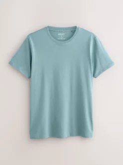 Next Bleu - Slim Fit (Slim Fit) - T-shirts de superposition en coton 100 %, lot de 5 Discount