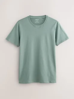 Next Bleu - Slim Fit (Slim Fit) - T-shirts de superposition en coton 100 %, lot de 5 Discount