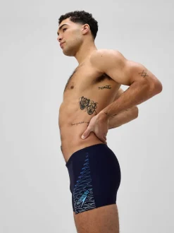 Speedo Bleu - Medley Logo Aqua Shorts