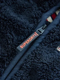 Superdry Bleu - Teddy Combinaison en polaire Discount