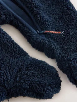 Superdry Bleu - Teddy Combinaison en polaire Discount