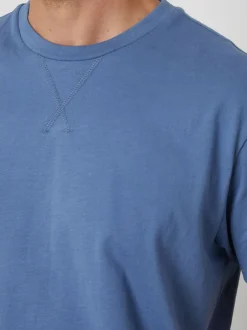 Threadbare Bleu - Ensemble de Pyjamas en Coton Pêche New