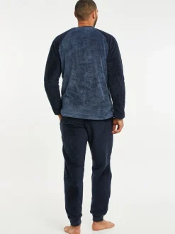 Threadbare Bleu - pyjama en peau de mouton Outlet