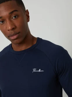 Threadbare Bleu - Sweat-shirts & Joggings Lounge 2 Pièces Ensemble Sale