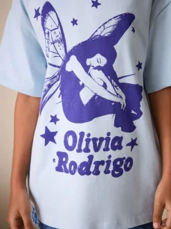 Next Bleu - T-shirt oversize Olivia Rodridge (3-16ans) Best
