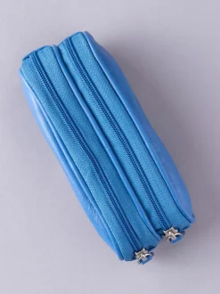 Lakeland Leather - Étui Lakeland en cuir à deux verres Bleu Sale