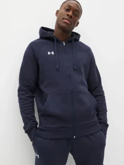 Under Armour Bleu - Rival Fleece Zip Up Hoodie