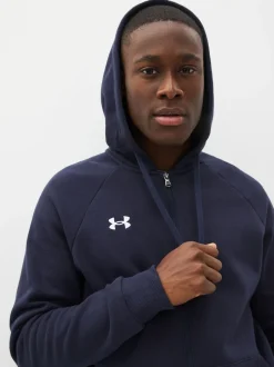 Under Armour Bleu - Rival Fleece Zip Up Hoodie