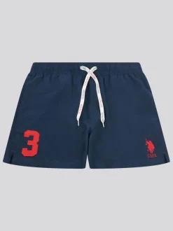 U.S. Polo Assn Bleu - . Mens Player 3 Short de bain Outlet