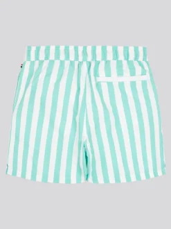 U.S. Polo Assn Bleu - US Polo Assn. Short de bain garçon rayé Clearance