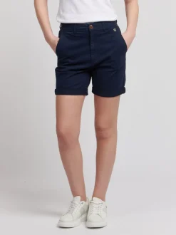 U.S. Polo Assn Bleu - . Short chino classique pour femmes Discount