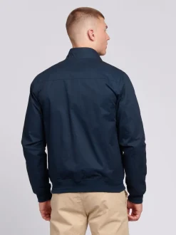 U.S. Polo Assn Bleu - . Veste Harrington en sergé de coton 100% pour hommes Clearance