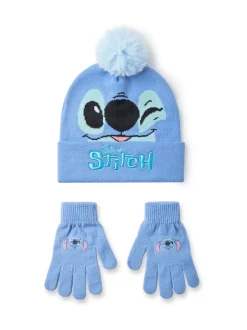 Vanilla Underground Bleu - Disney Ensemble Chapeaux et Gants Lilo & Stitch Filles Sale