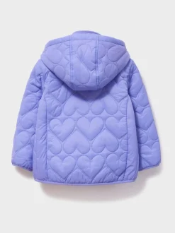 Crew Clothing Bleu - Veste Courtepointe Cœur