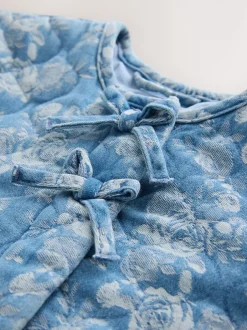 Next Bleu - Veste matelassée en jacquard Denim (3mois à7ans) Sale