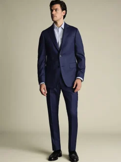 Charles Tyrwhitt Bleu - Veste slim Sharkskin Online