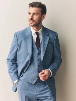 Next Bleu - Vestes de Costume Nova Fides Signatures Coupe classique en laine italienne 100% Online