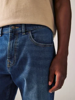 Next - Lit 1 place - Coupe ajustée Classic Jeans extensibles Bleu authentique New