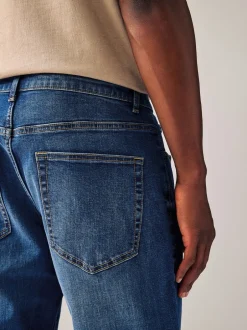 Next - Lit 1 place - Coupe ajustée Classic Jeans extensibles Bleu authentique New