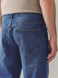 Next - Straight Fit Classic Jeans extensibles Bleu authentique Best