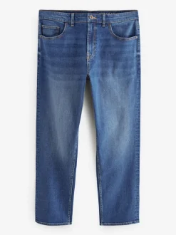 Next - Straight Fit Classic Jeans extensibles Bleu authentique Best