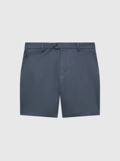 Reiss Bleu avio - Short chino casual Wicket coupe courte Clearance
