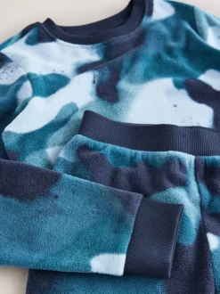 Next Bleu camouflage Spray - Pyjama simple en laine polaire (3-16yrs) Discount