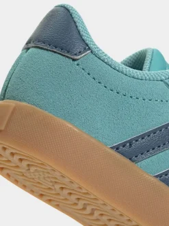adidas - Vl Cour 3.0 Baskets bébé à crochets et boucles Bleu canard Best