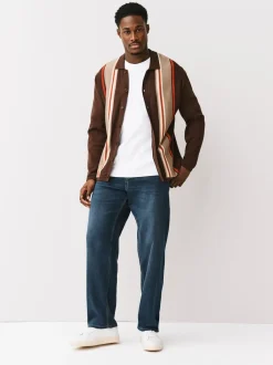 Next Bleu cendré - - Jeans stretch de confort Coupe ample Online