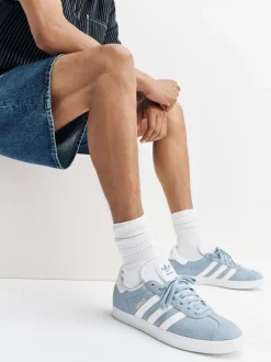 adidas originals - Gazelle Trainers Bleu Chrome